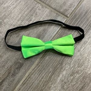 Green Bow Tie St. Paddy's, Xmas, Easter, Neckwear Infants, Kids NEW